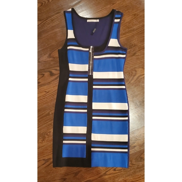 Karen Millen Stripe Bandage Dress, Size 6 - Picture 3 of 6